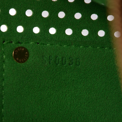 Louis Vuitton Monogram Perforated Speedy 30 Green 8 of 10