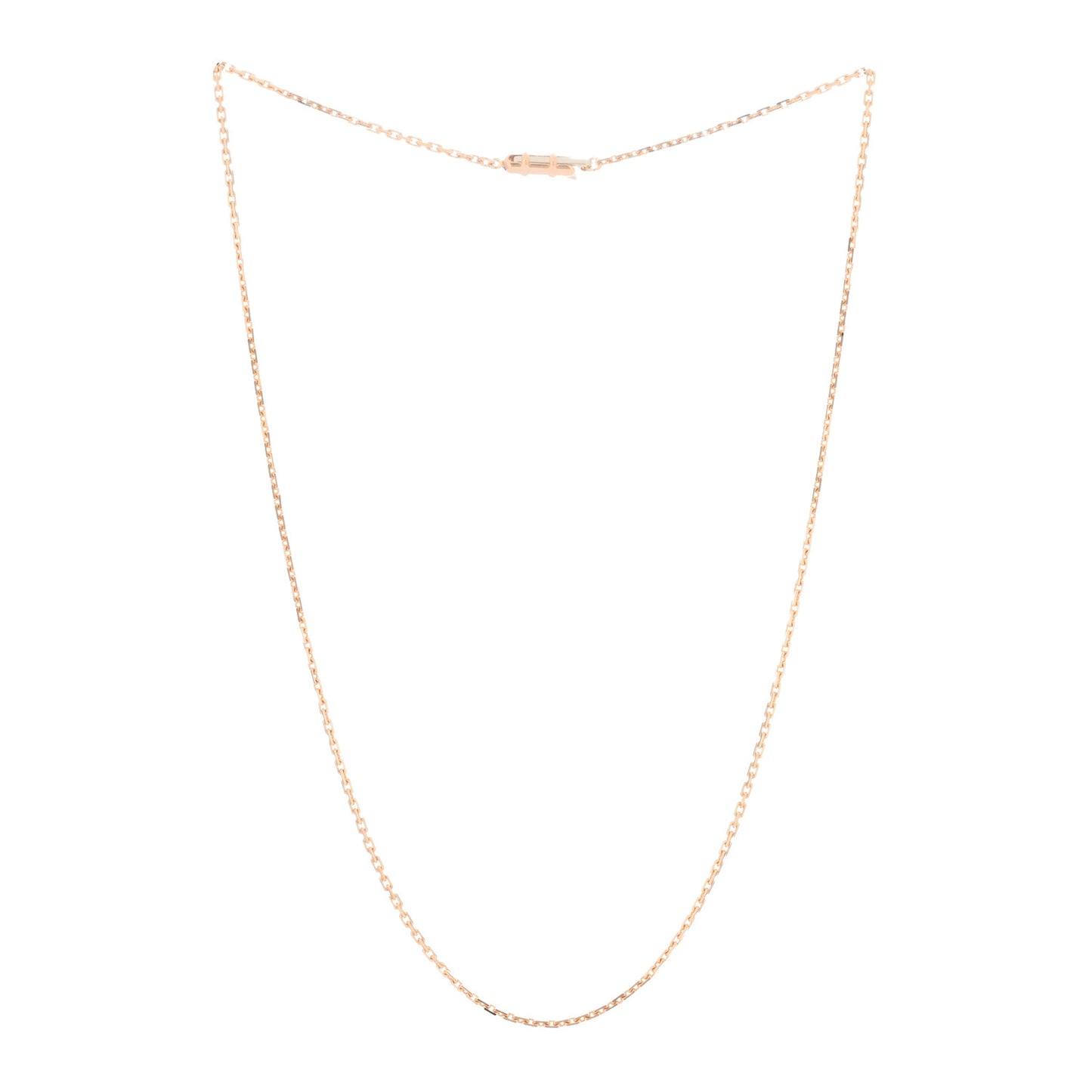 18K Rose Gold Chain Necklace