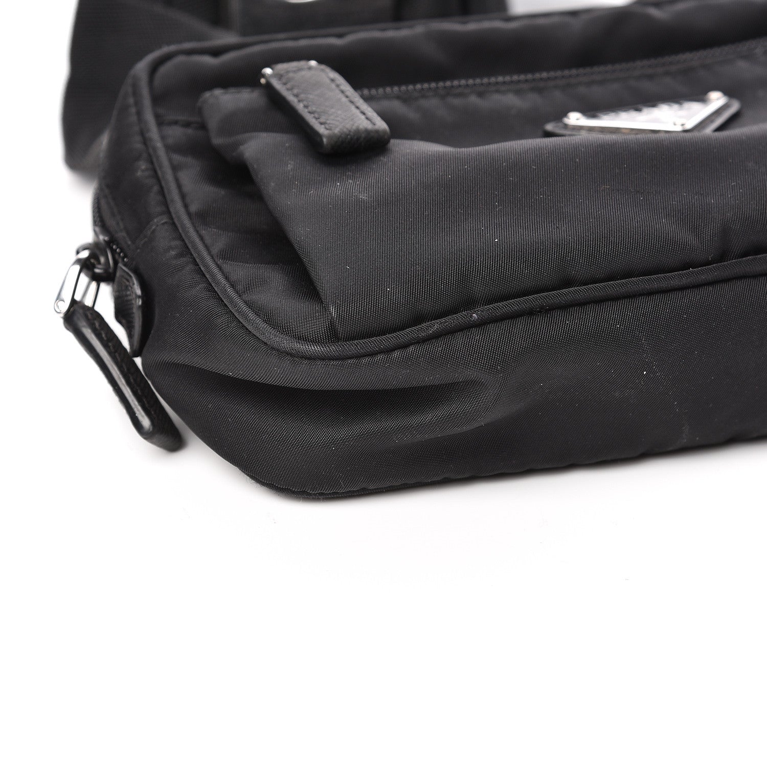 Prada Tessuto Nylon Belt Bag Black 10 of 11