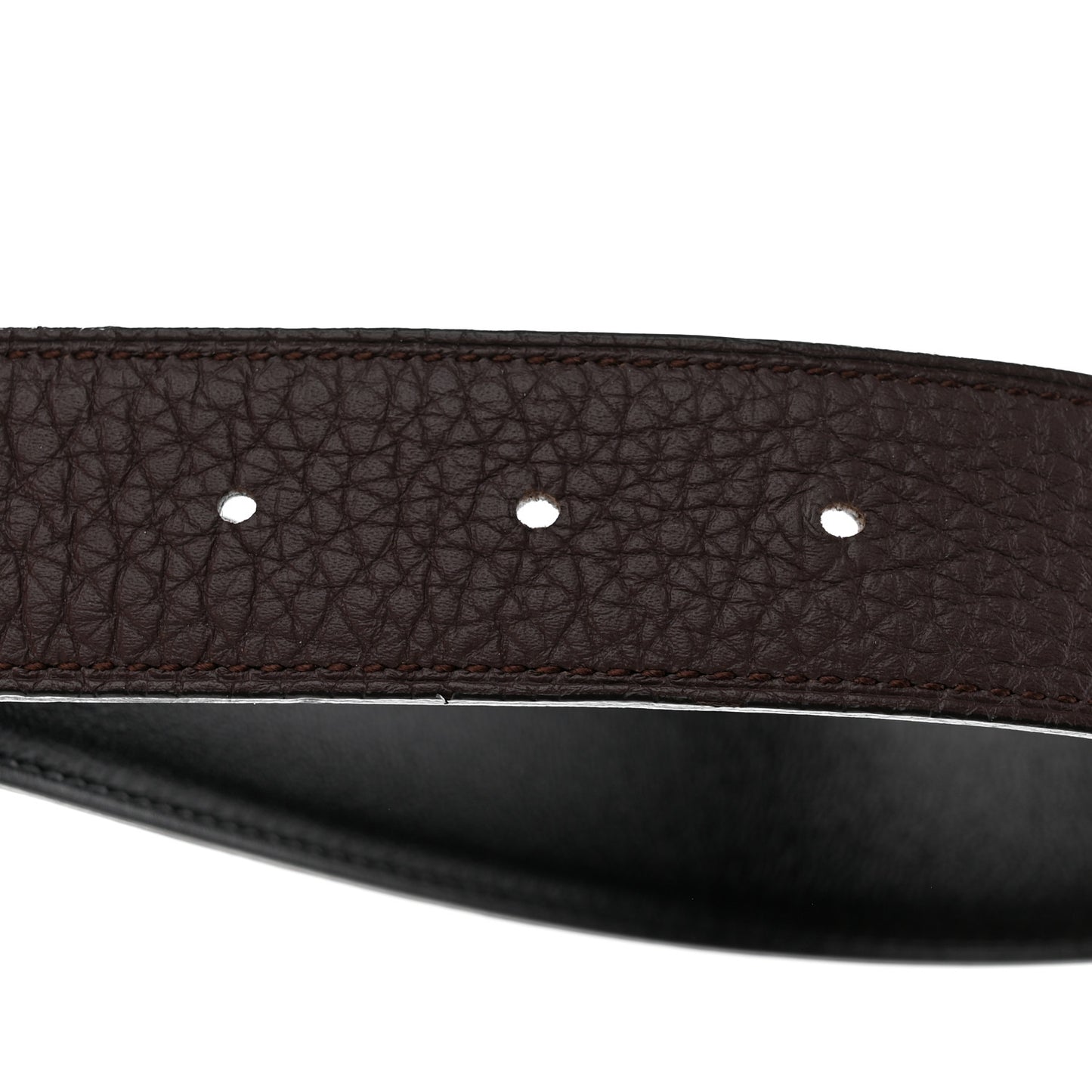 Box Togo Reversible 32mm H Belt Black Chocolate