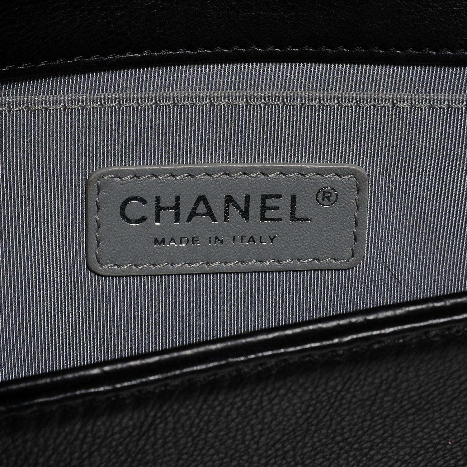 Chanel Calfskin Quilted Medium Boy Flap Black 6 of 8