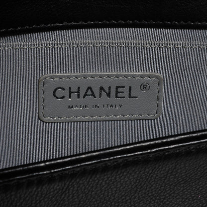 Chanel Calfskin Quilted Medium Boy Flap Black 6 of 8