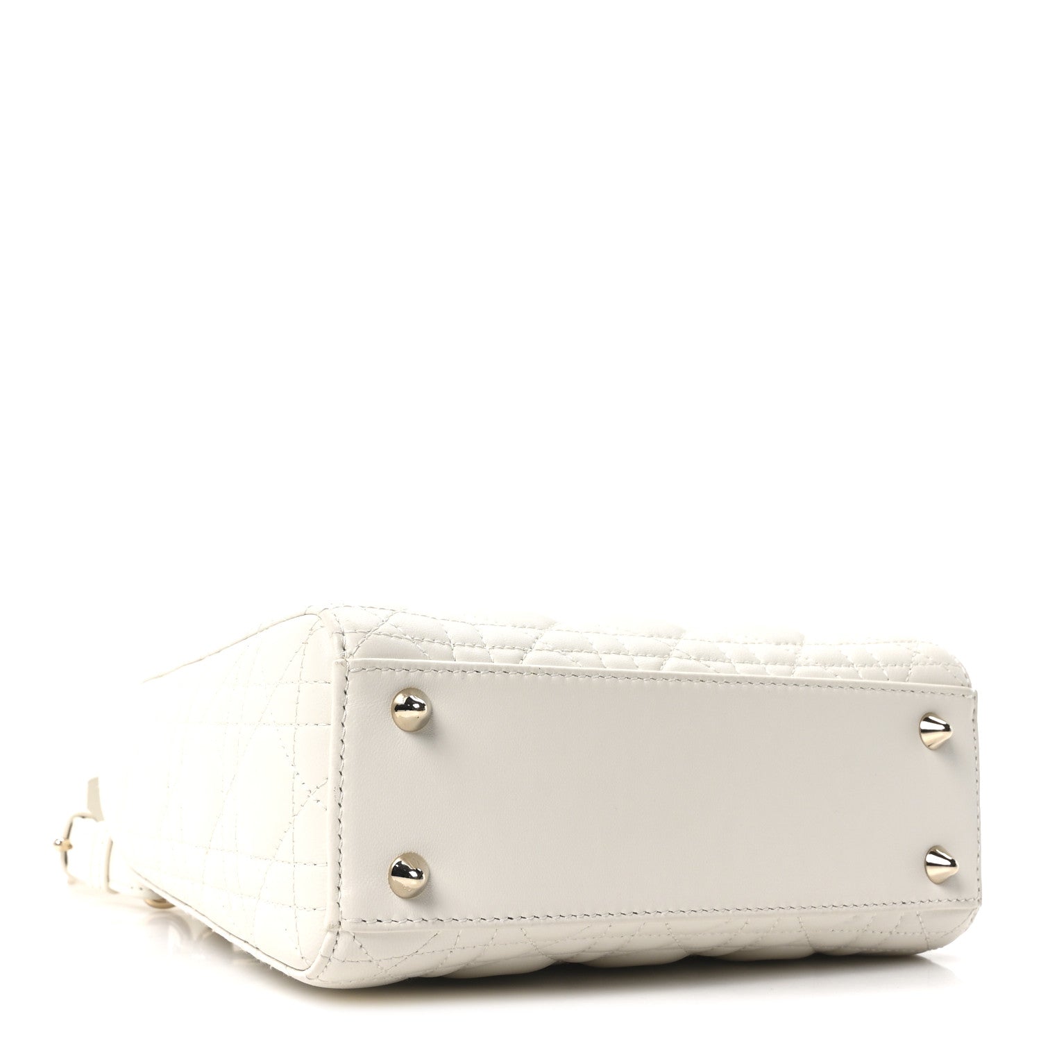 Lady Dior My ABCDior バッグ スモール ホワイト Christian Dior Lambskin Cannage Small My ABCDior Lady Dior White