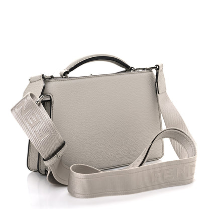Fendi Cuoio Romano Vitello Cover Bi-Color Peekaboo I See U X Cross Satchel Ghiaia Oliva 3 of 11