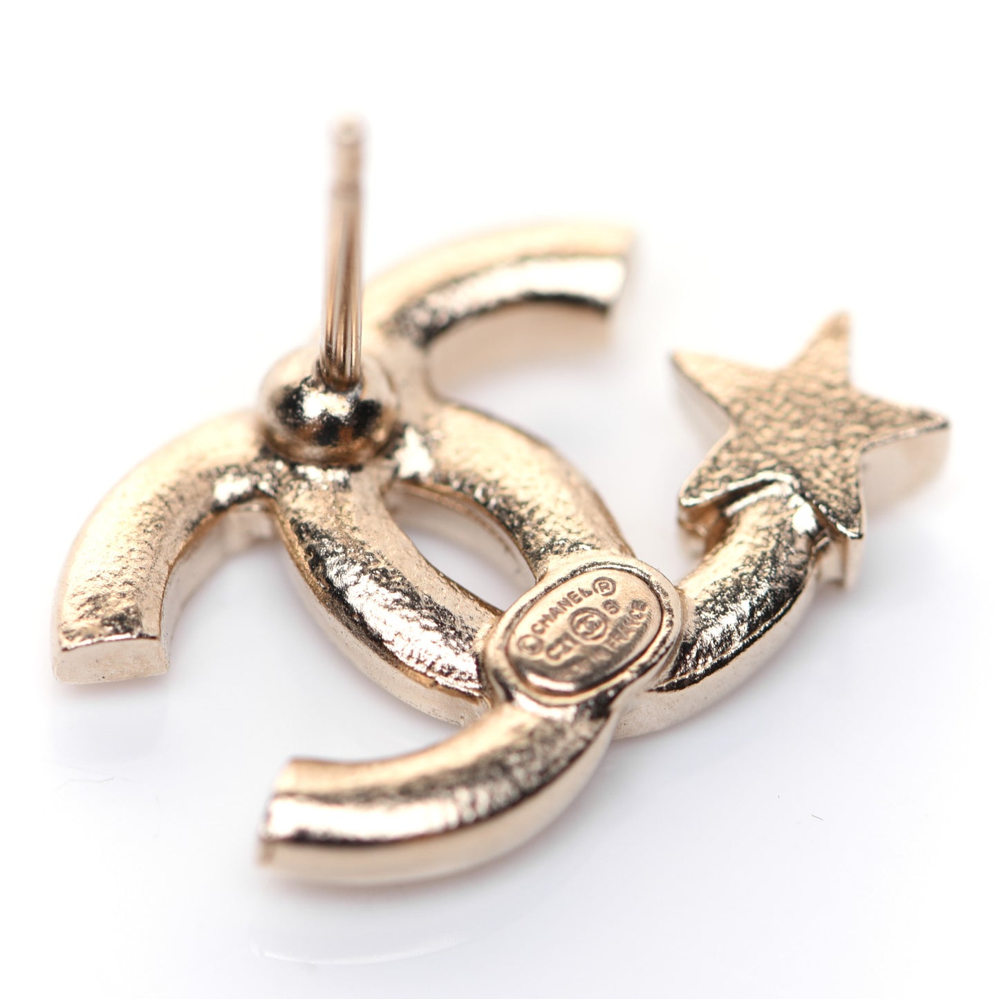 Crystal CC Starfall Earrings Gold