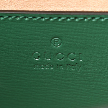 Gucci Azalea Calfskin Web Monochrome Mini Horsebit 1955 Chain Shoulder Bag Emerald 6 of 11