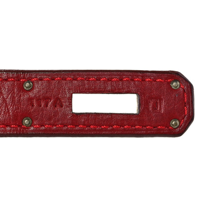 Hermes Taurillon Clemence Birkin 30 Rouge Vif 27 of 39