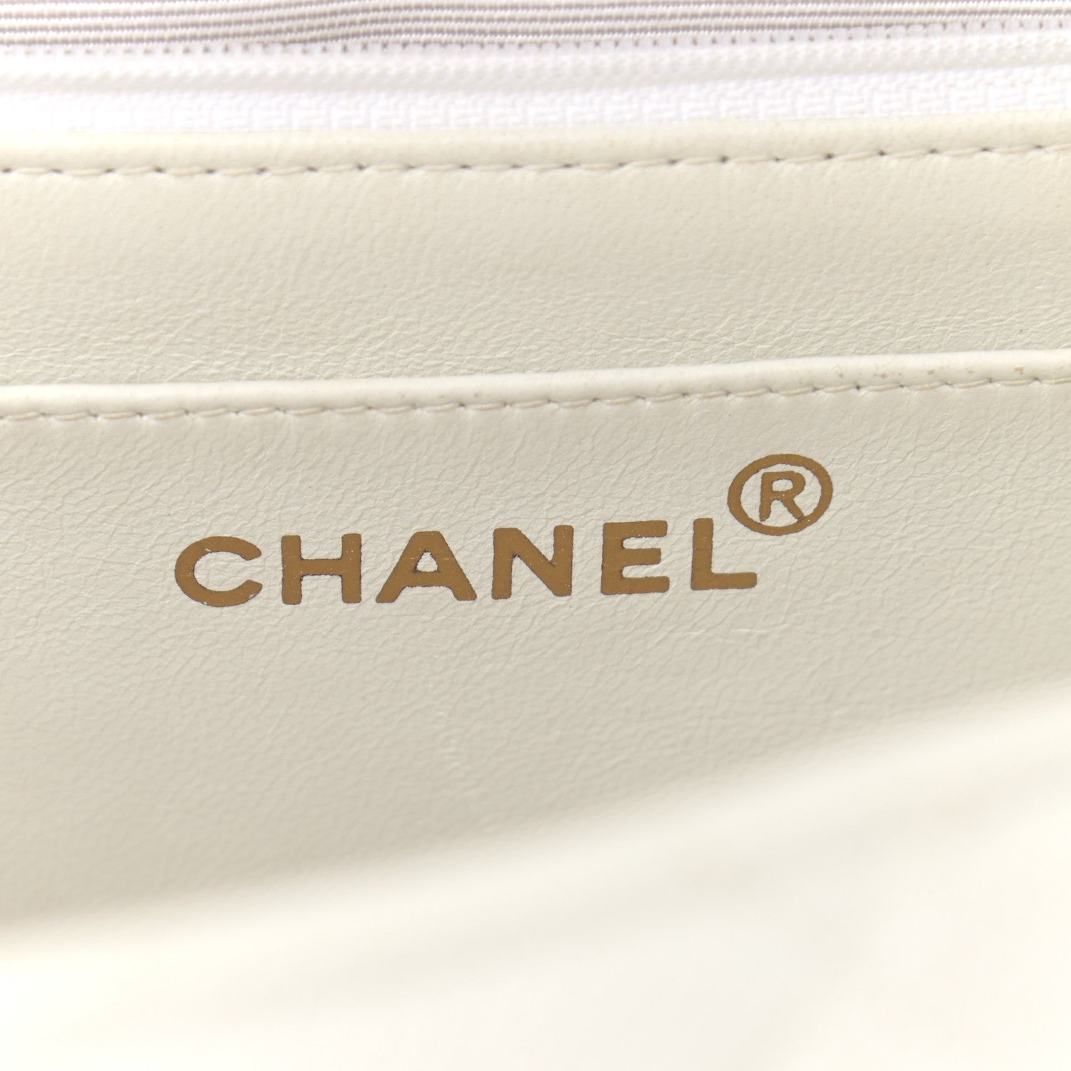 Chanel Caviar Quilted XL Jumbo Single Flap White 6 of 16