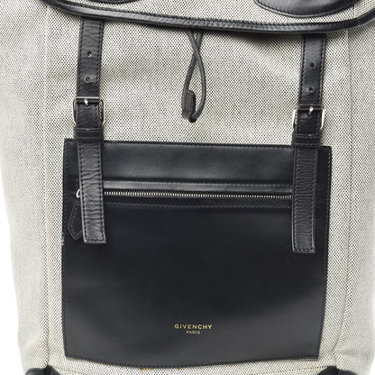 Givenchy Canvas Calfskin Rider Backpack Black 17 of 19