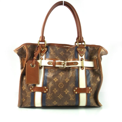 Louis Vuitton Monogram Rayures Tisse Sac GM Blue 1 of 10