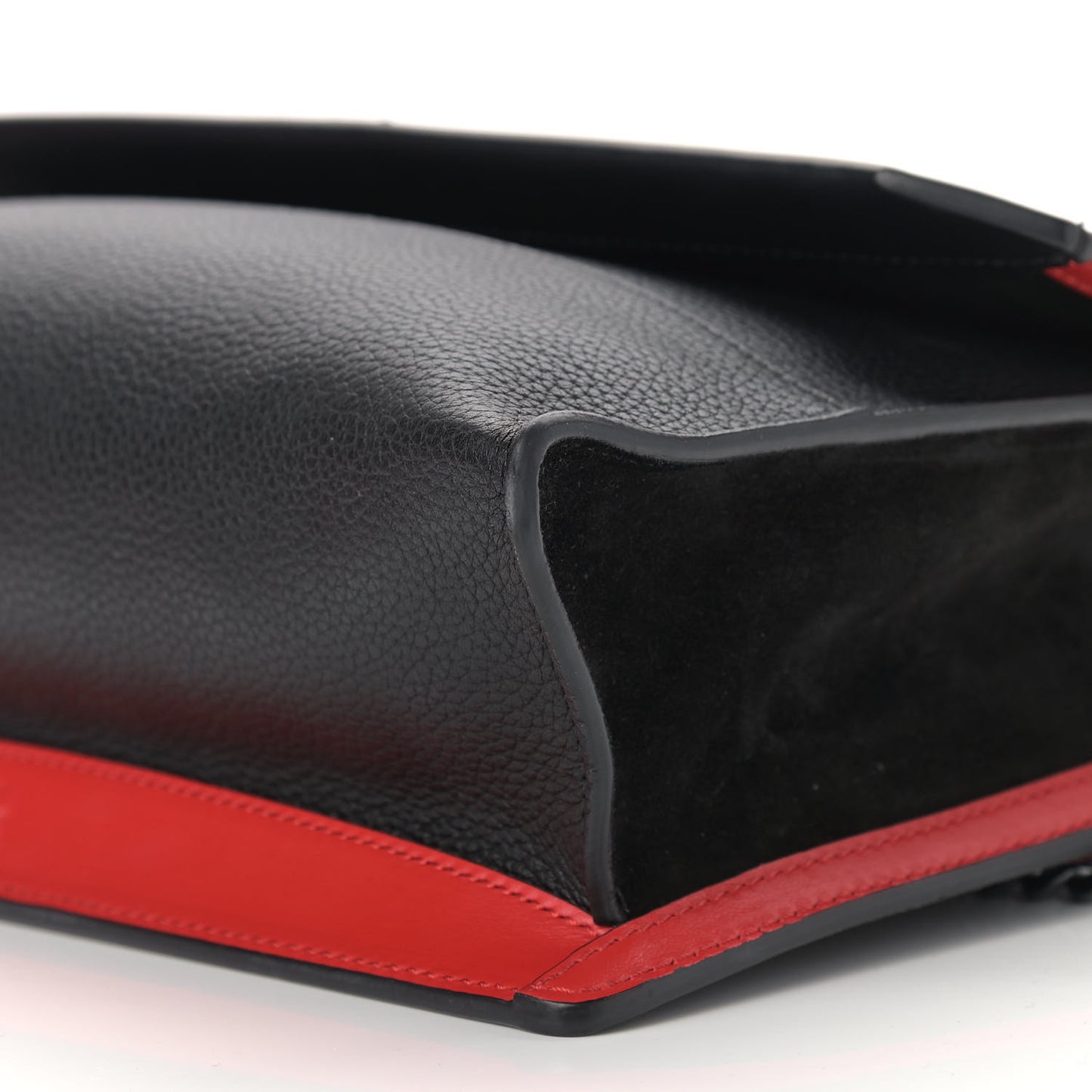 Calfskin Loubiblues Paris Clutch Bag Black Multi