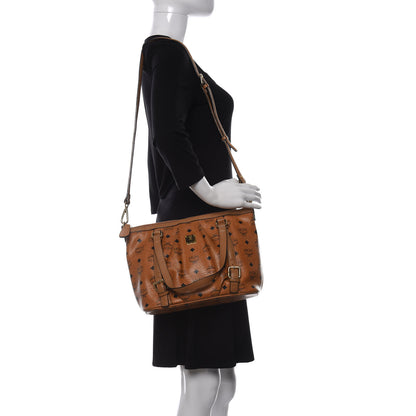 MCM Visetos Essentials Shopper Tote Cognac 2 of 10