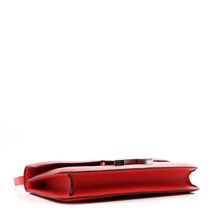 Hermes Epsom Constance Elan 25 Rouge Radieux 5 of 12