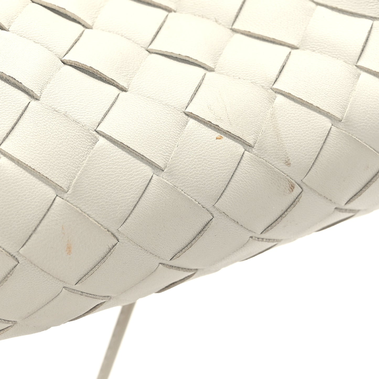 Nappa Intrecciato The Mini Pouch Chalk