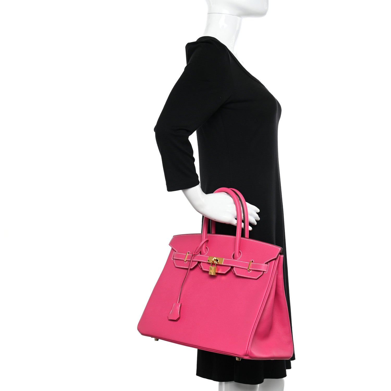 Hermes Epsom Birkin 35 Rose Tyrien 2 of 11