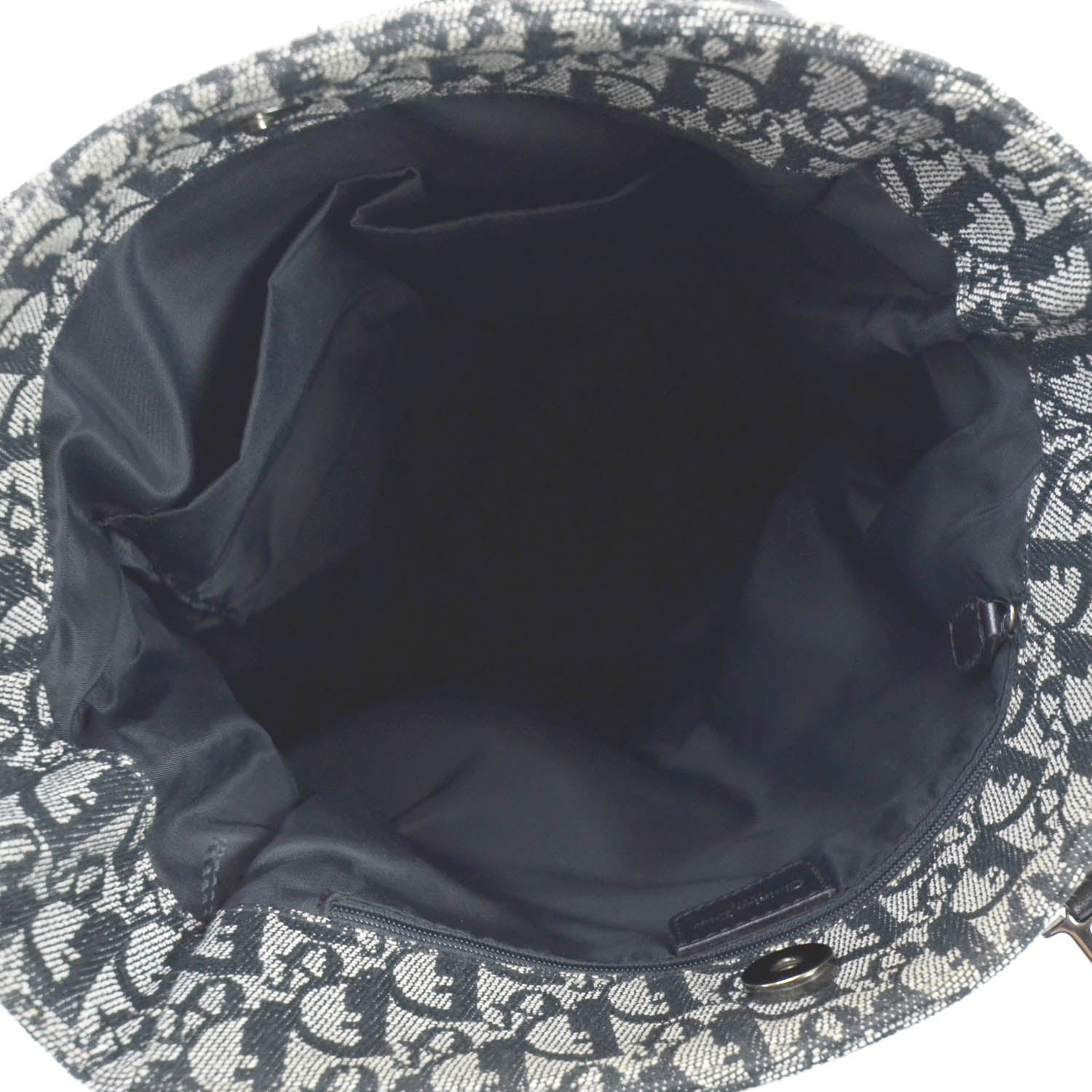 Christian Dior Canvas Diorissimo Tote Black 7 of 10