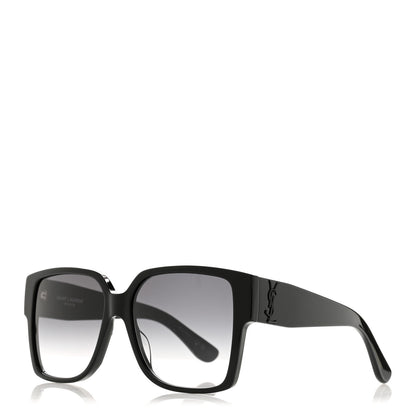 Saint Laurent Square SL M9 Sunglasses Black 1 of 8