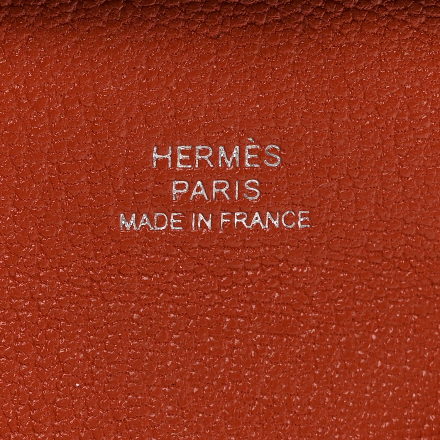 Hermes Chevre Mysore Bastia Verso Coin Purse Bleu Frida Cuivre 5 of 7