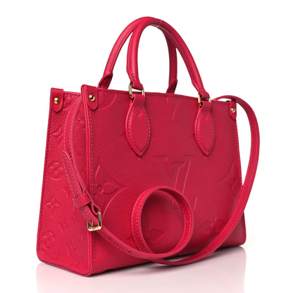 Louis Vuitton Empreinte Monogram Giant Onthego PM Freesia 3 of 8