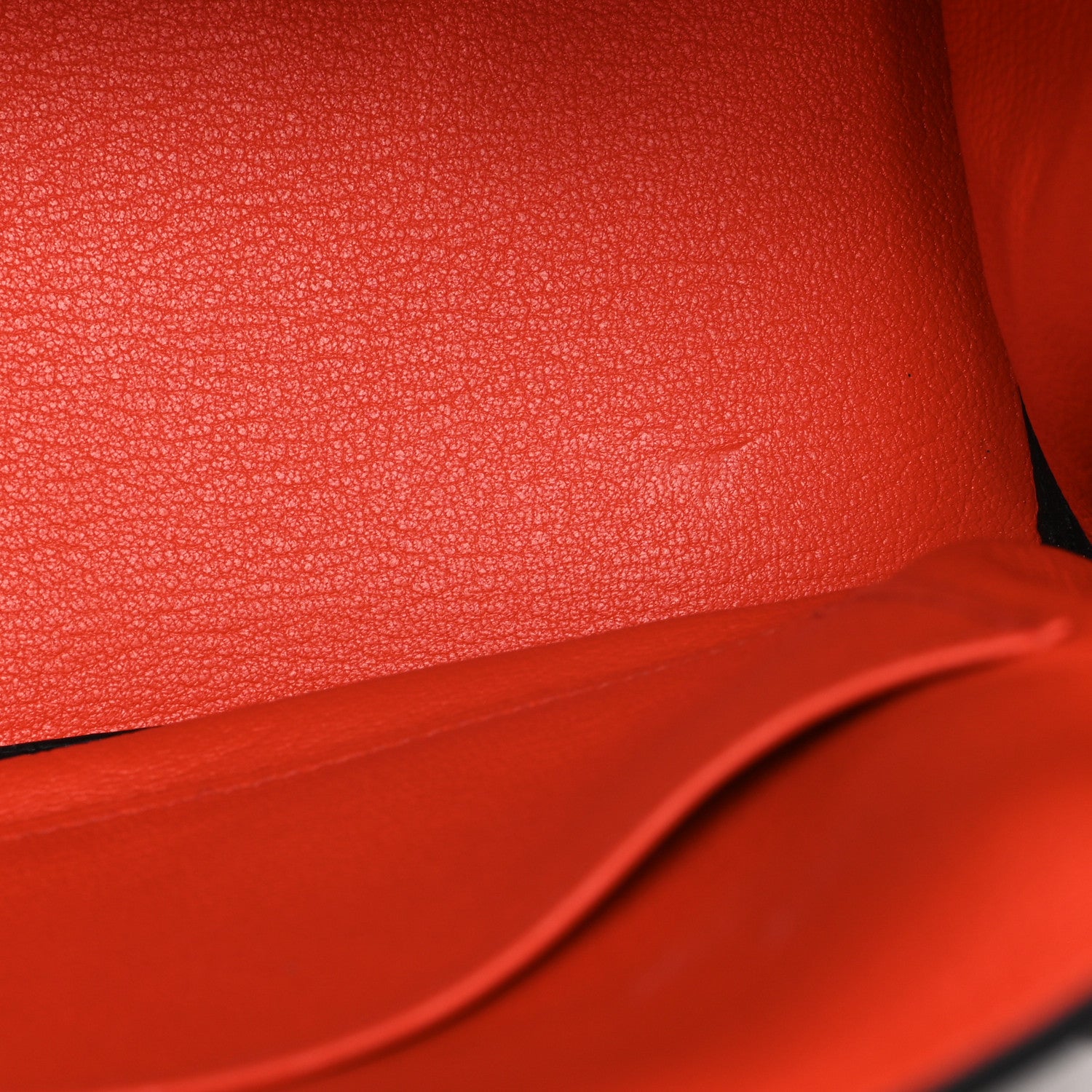Hermes Togo Birkin Verso 30 Bleu Nuit Orange Poppy 11 of 12