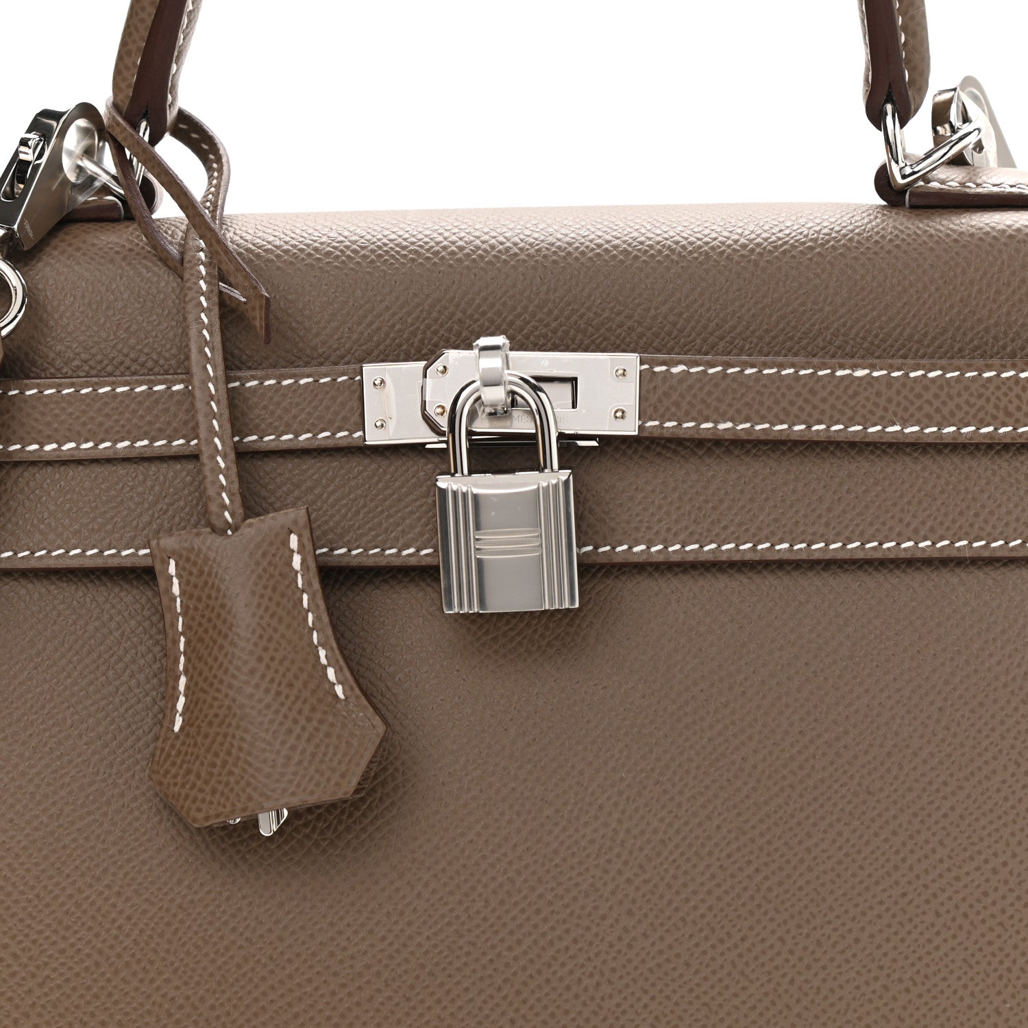 Hermes Epsom Kelly Sellier 25 Etoupe 8 of 10