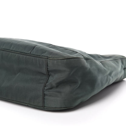 Prada Nylon Quilted Shoulder Bag Dark Green 7 of 11