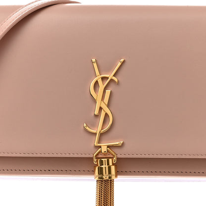 Saint Laurent Smooth Calfskin Classic Monogram Kate Tassel Chain Wallet Pale Pink 7 of 11