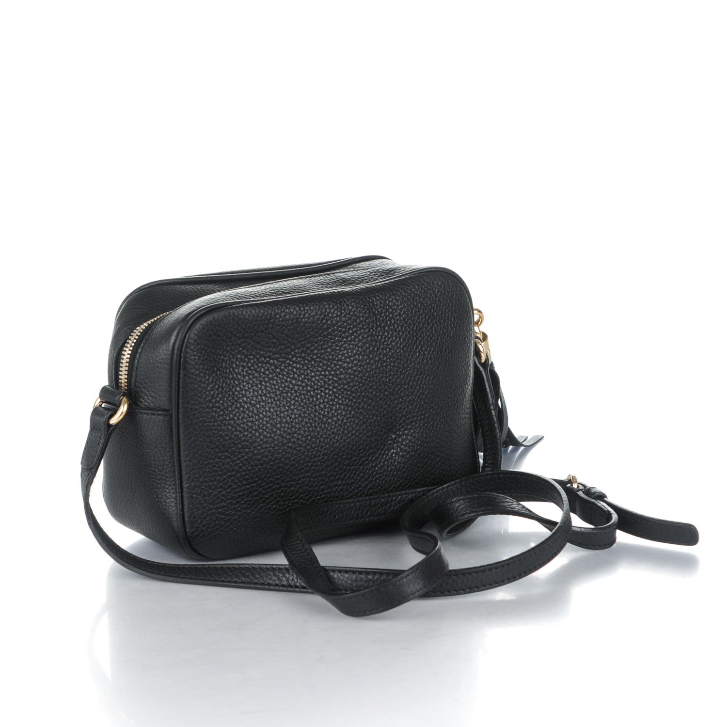 Gucci Pebbled Calfskin Small Soho Disco Bag Black 3 of 7