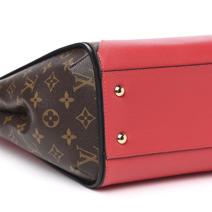 Louis Vuitton Calfskin Monogram Kimono Tote Poppy 7 of 9