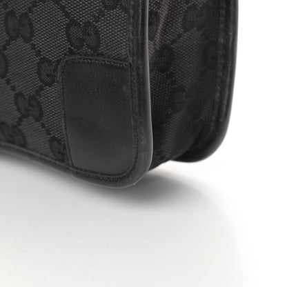 Gucci Nylon Monogram Shoulder Bag Black 10 of 13