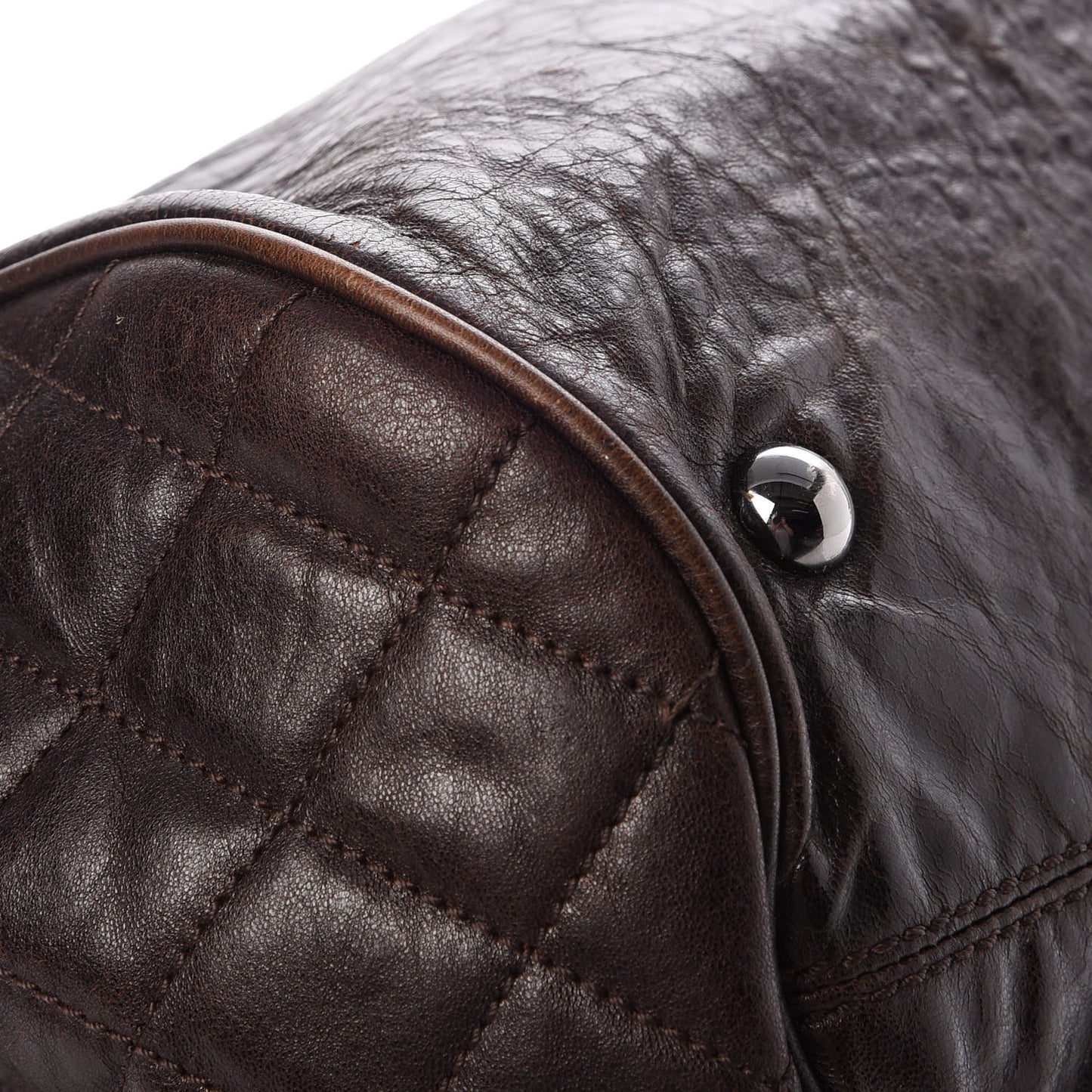 Calfskin Medium Perfect Day Tote Dark Brown