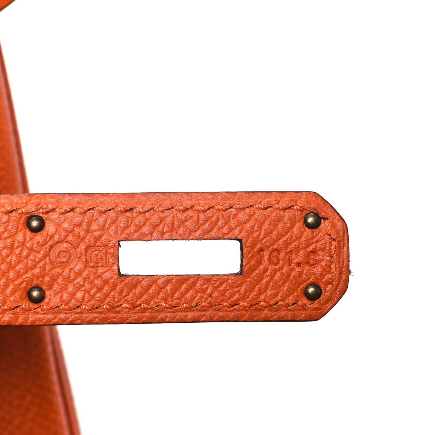Epsom Birkin 35 Orange
