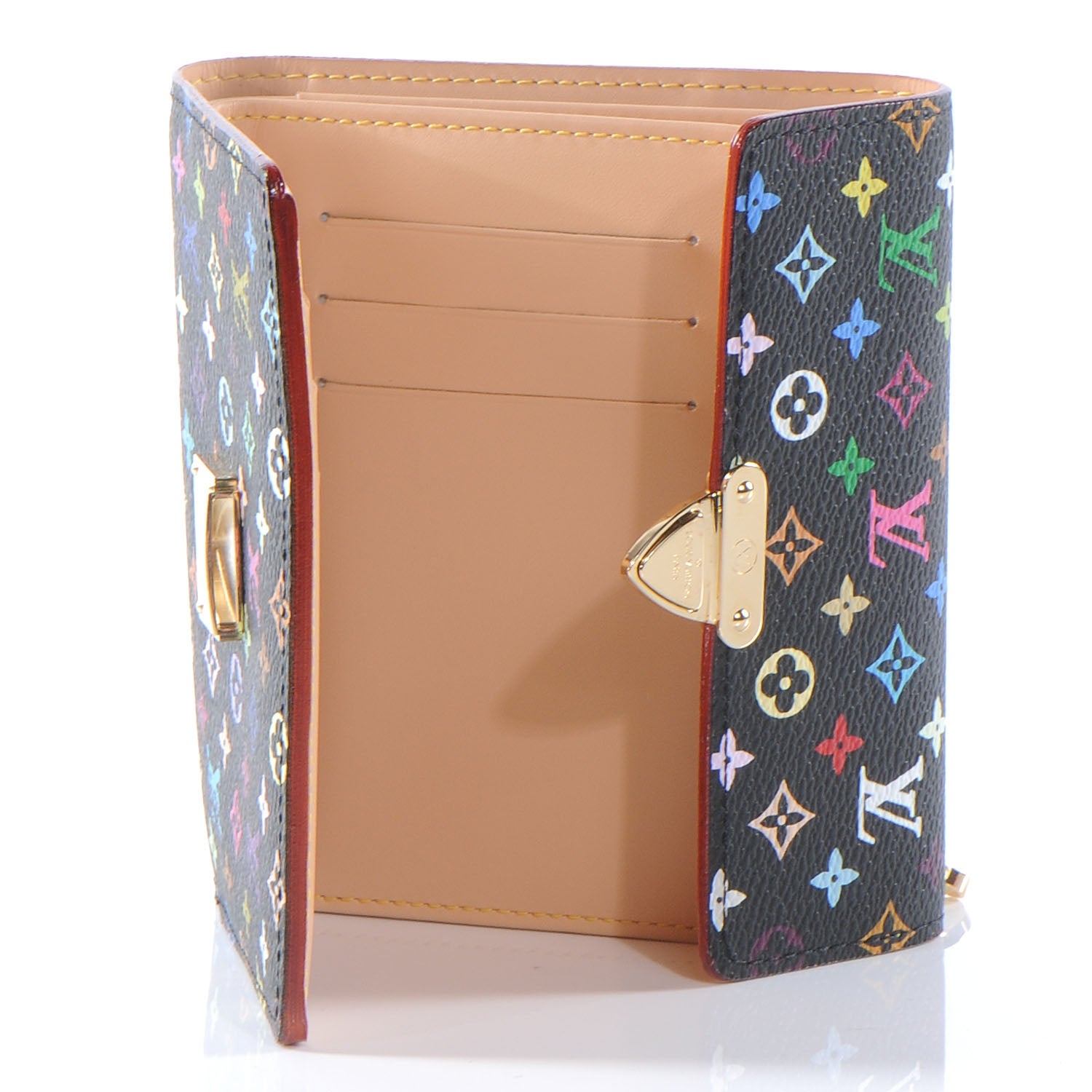 Louis Vuitton Monogram Multicolor Koala Wallet Black 5 of 7