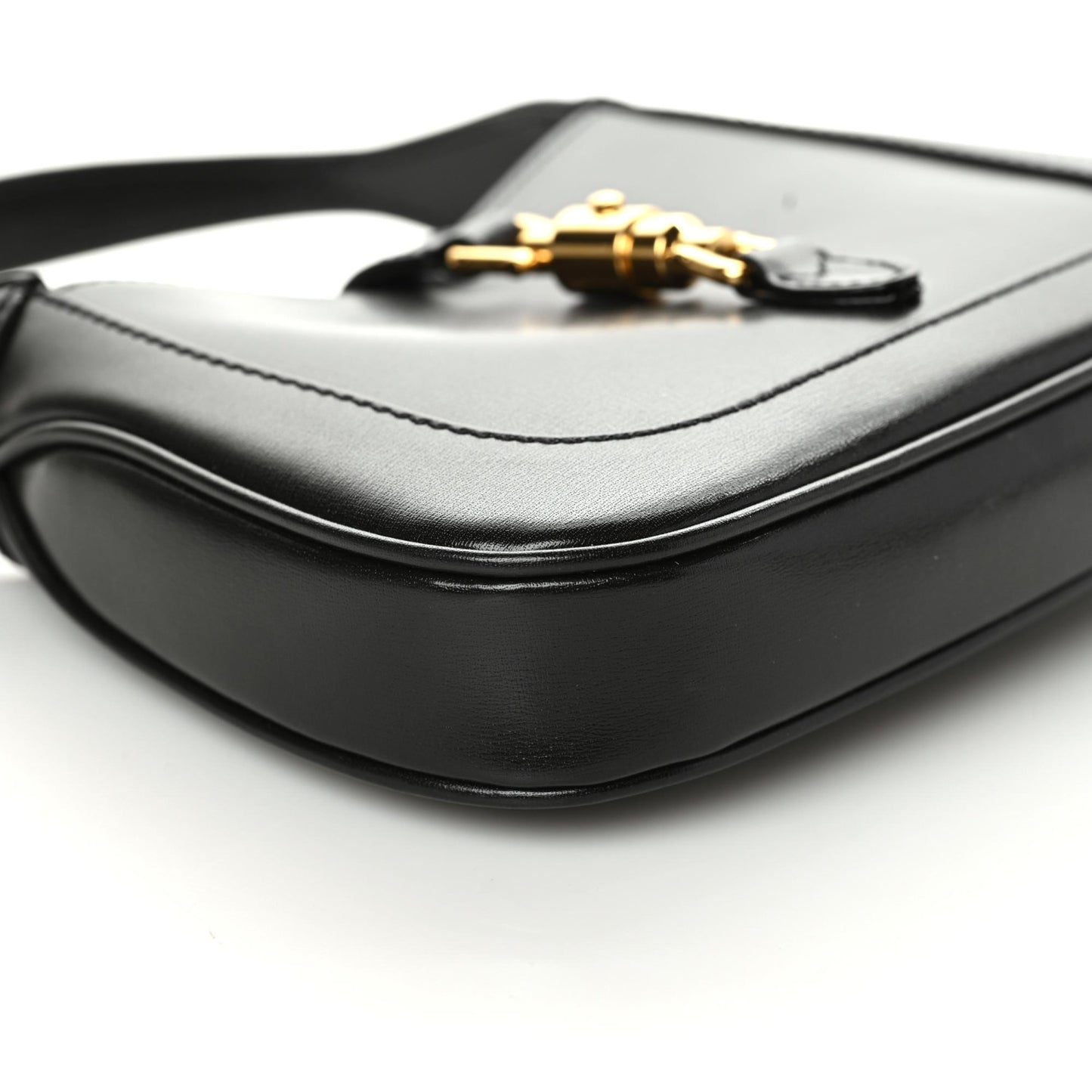 Boarded Dyana Lux Calfskin Mini Jackie 1961 Hobo Black