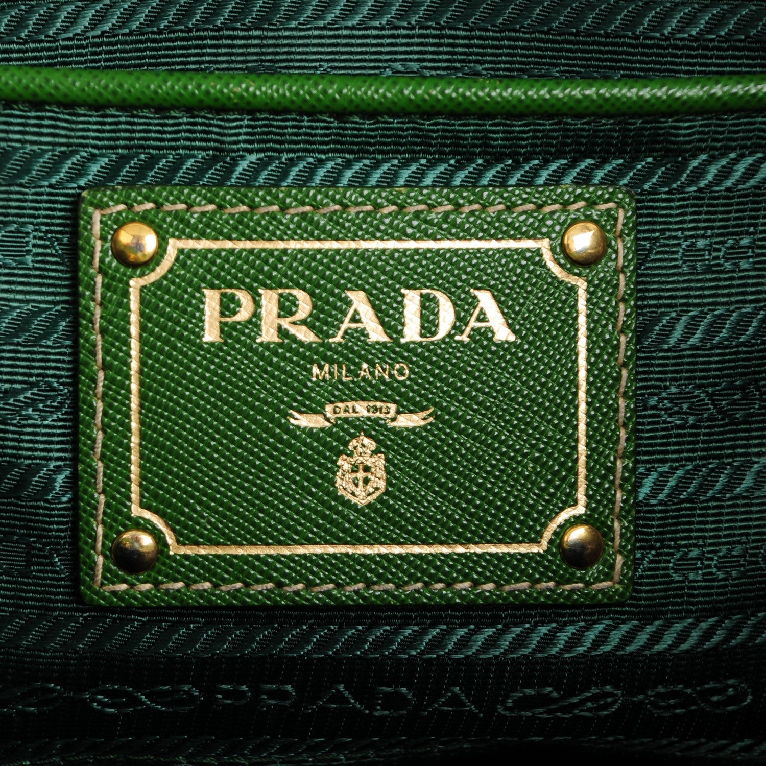 Prada Canapa Saffiano Shopping Tote Corda Larice 6 of 9