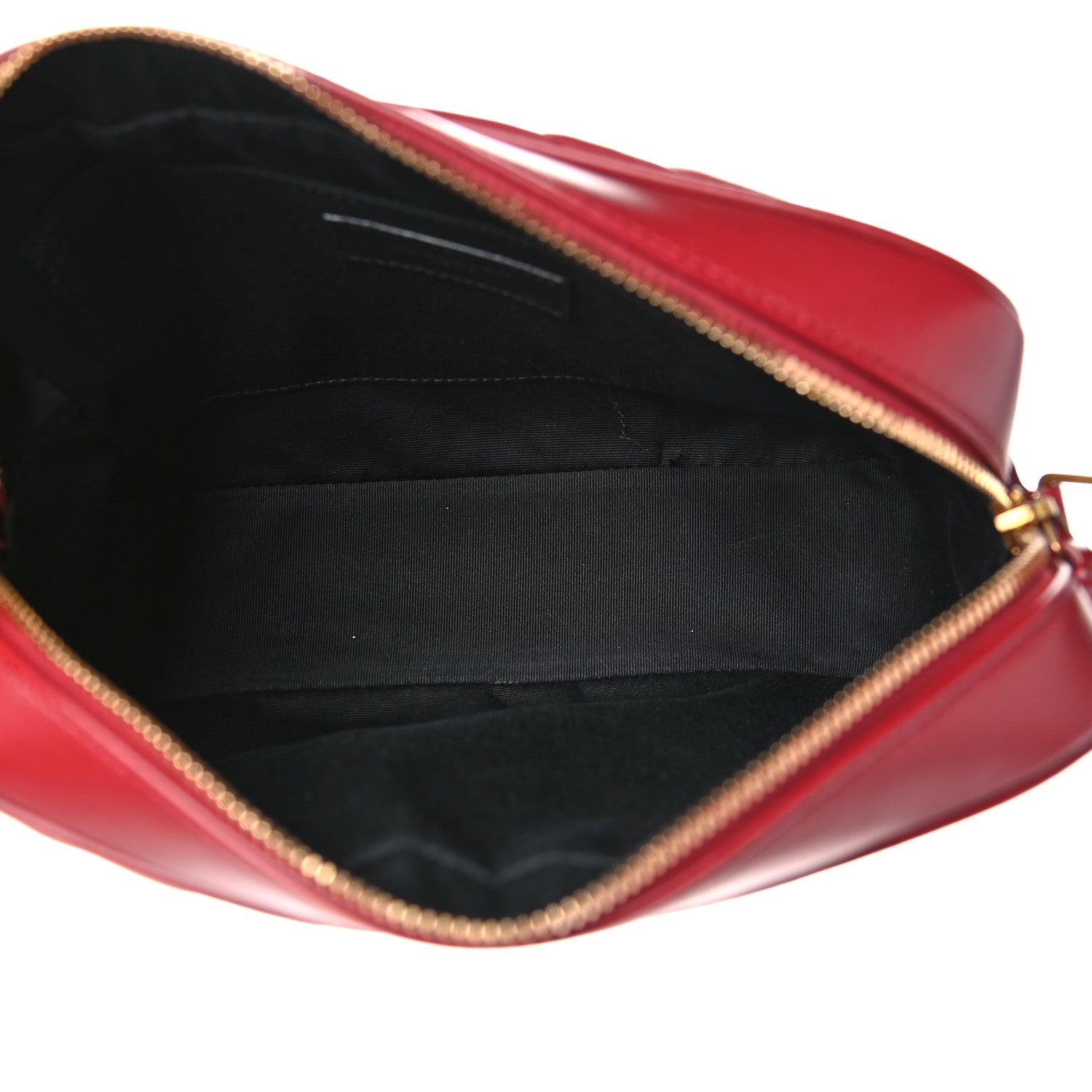 Saint Laurent Calfskin Matelasse Monogram Lou Camera Bag Red 5 of 10