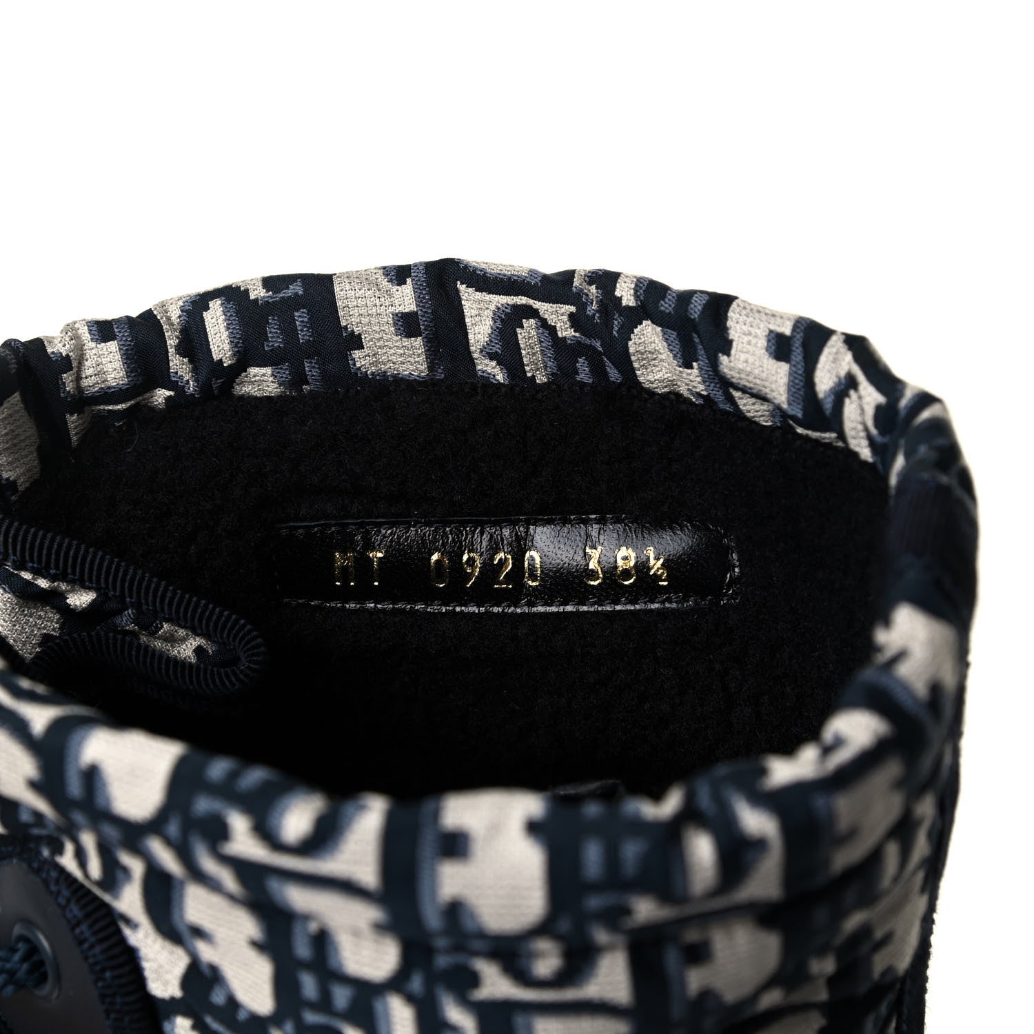 Christian Dior Oblique Nylon D-Venture Boots 38.5 Deep Blue 5 of 5