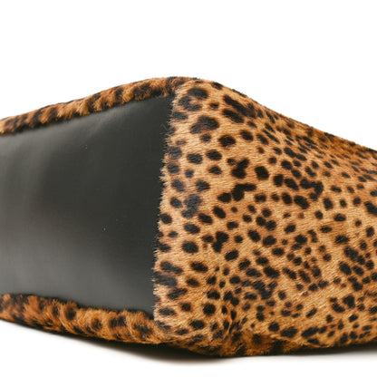 Saint Laurent Pony Hair Nappa Leopard Print Le 5 A 7 Bea Tote Earth Black 19 of 19