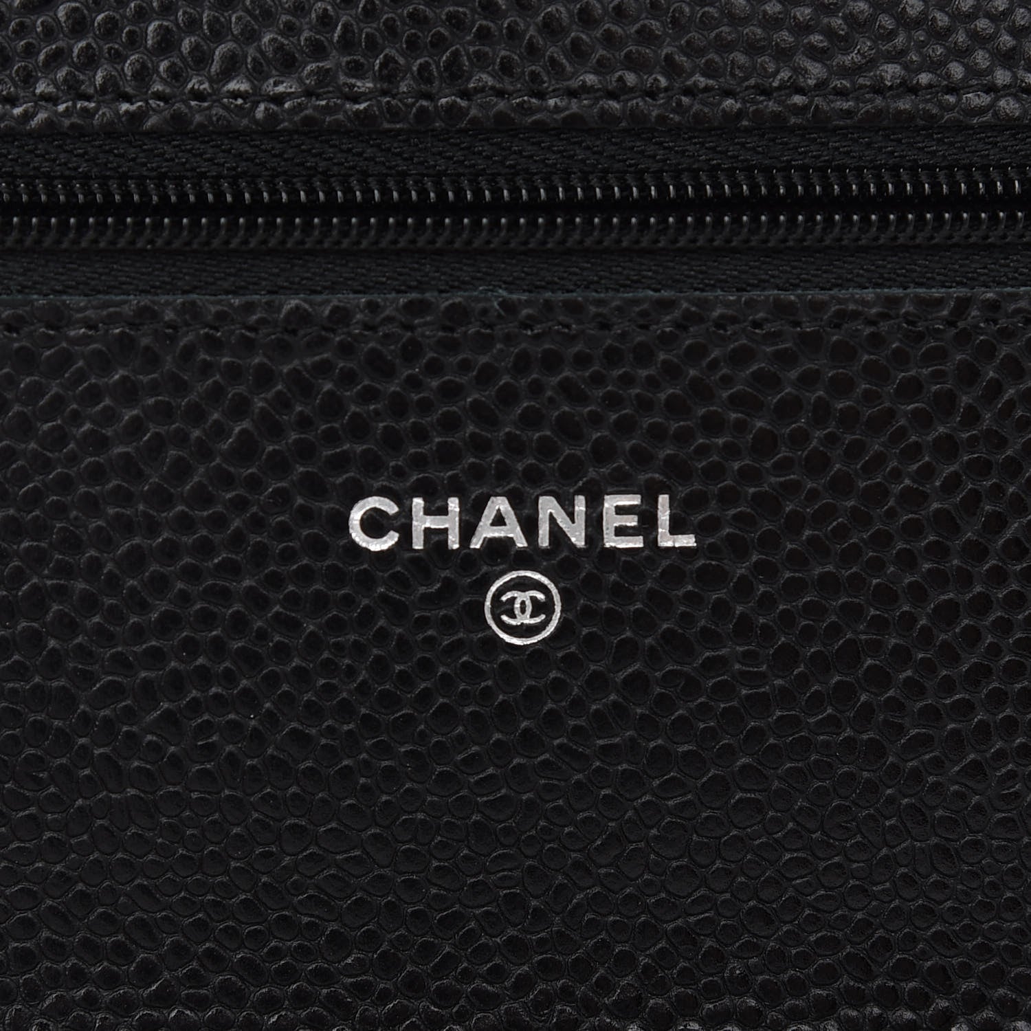 Chanel Caviar Quilted Wallet On Chain WOC Black 6 of 10