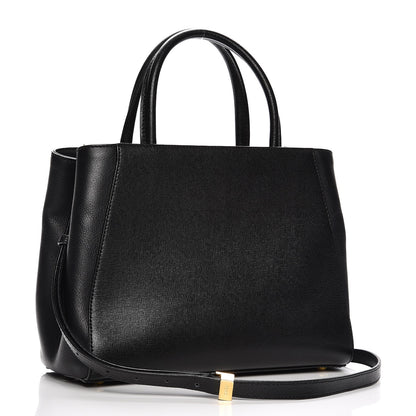 Fendi Vitello Elite Petite 2Jours Tote Black 4 of 8