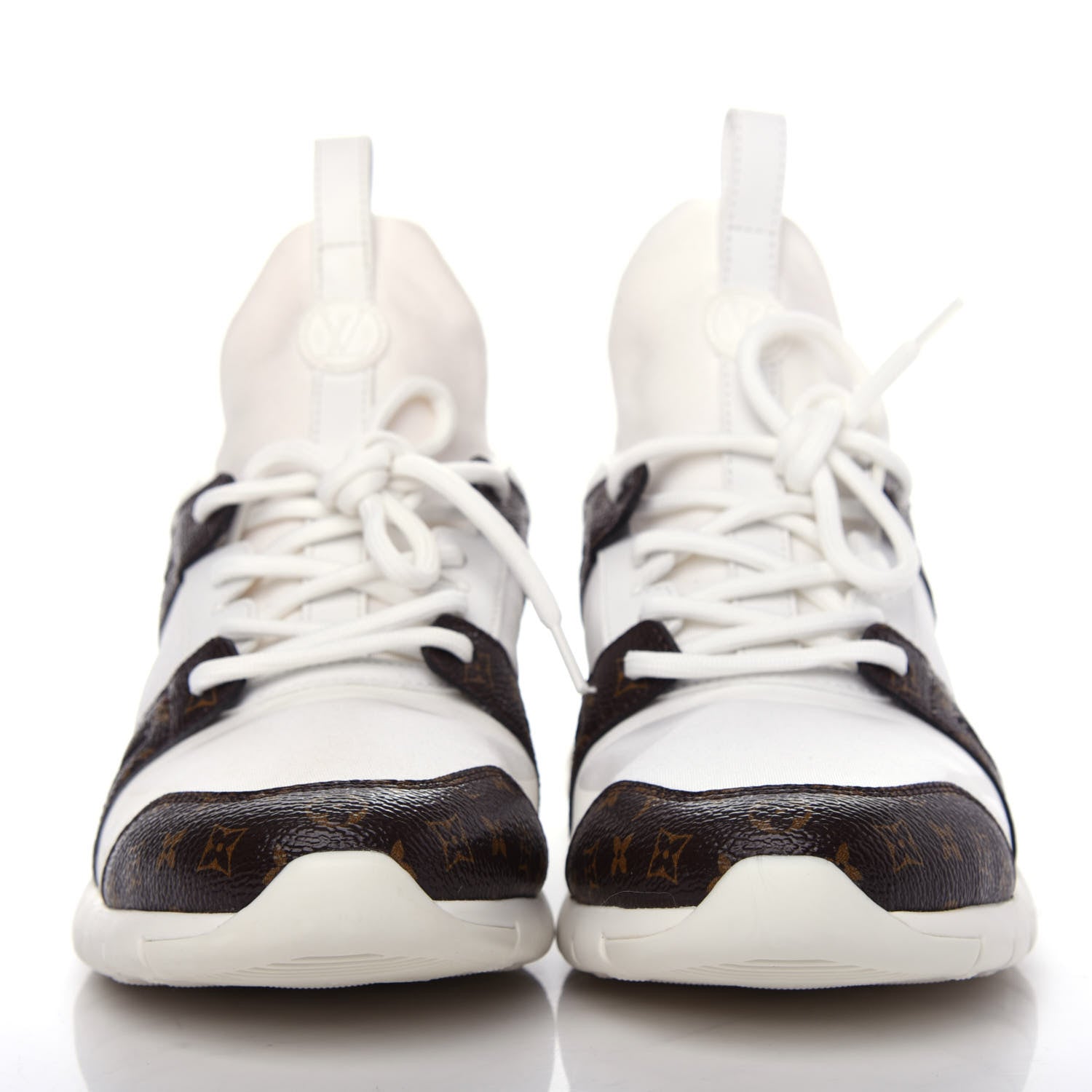 Louis Vuitton Technical Nylon Monogram Rubber Aftergame Sneakers 37 2 of 11