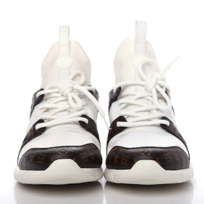 Louis Vuitton Technical Nylon Monogram Rubber Aftergame Sneakers 37 2 of 11