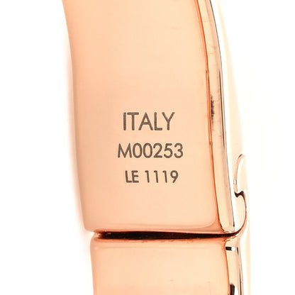 Louis Vuitton Brass Monogram Nanogram Cuff S Pink Gold 7 of 7