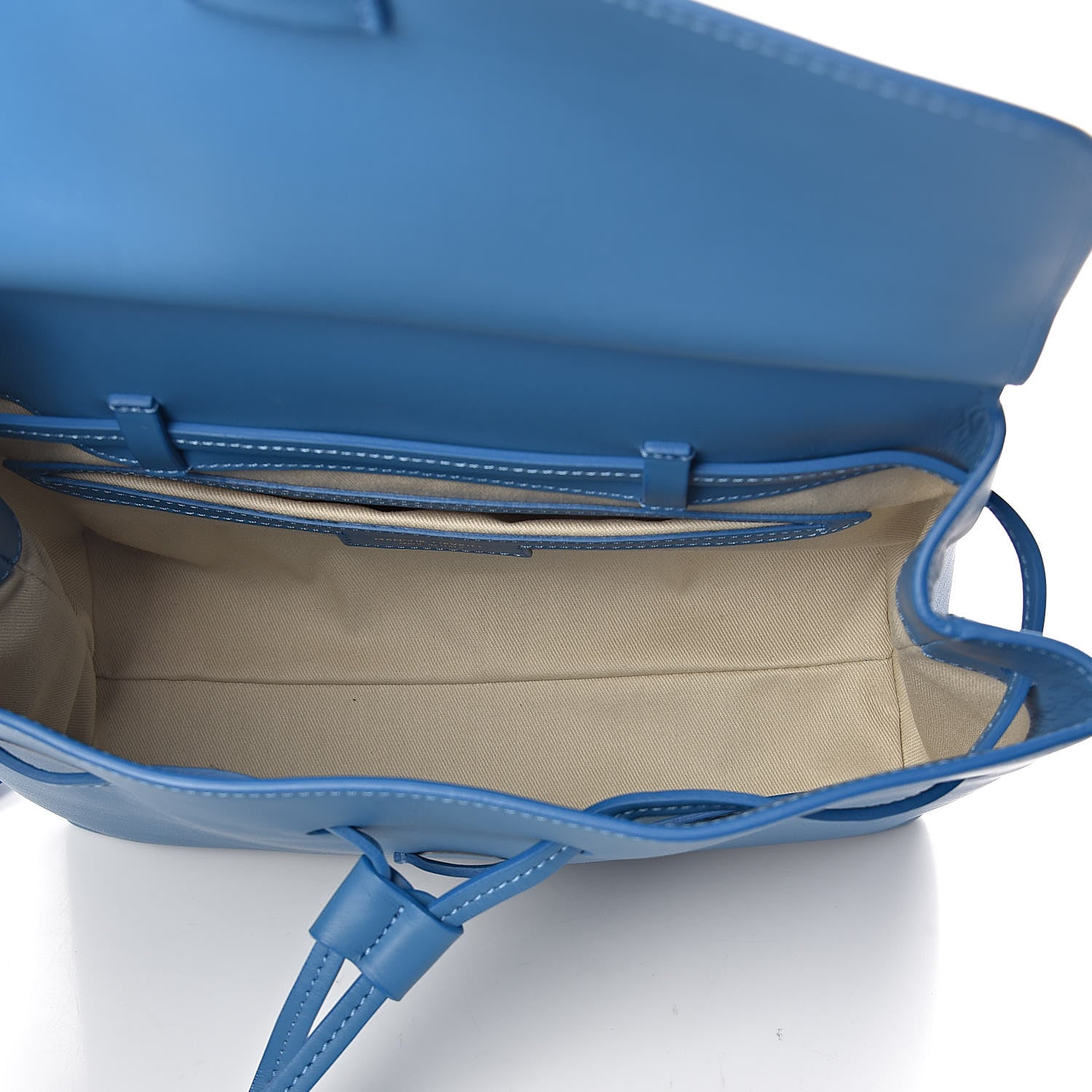 Mansur Gavriel Calfskin Mini Lady Bag Sea Blue 5 of 11