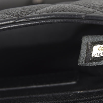 Chanel Calfskin Quilted Small Casual Pocket Messenger Flap Black 6 of 10