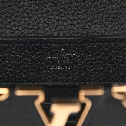 Louis Vuitton Taurillon Embellished Flower Crown Capucines Mini Black 6 of 9