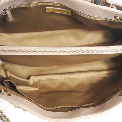 Chanel Lambskin Quilted East West Accordion Flap Beige 5 of 7