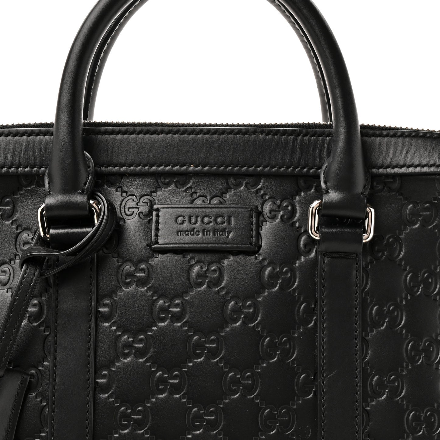 Guccissima Signature Eden Briefcase Black
