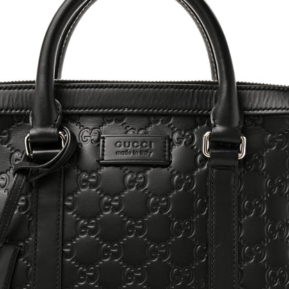 Gucci Guccissima Signature Eden Briefcase Black 8 of 13