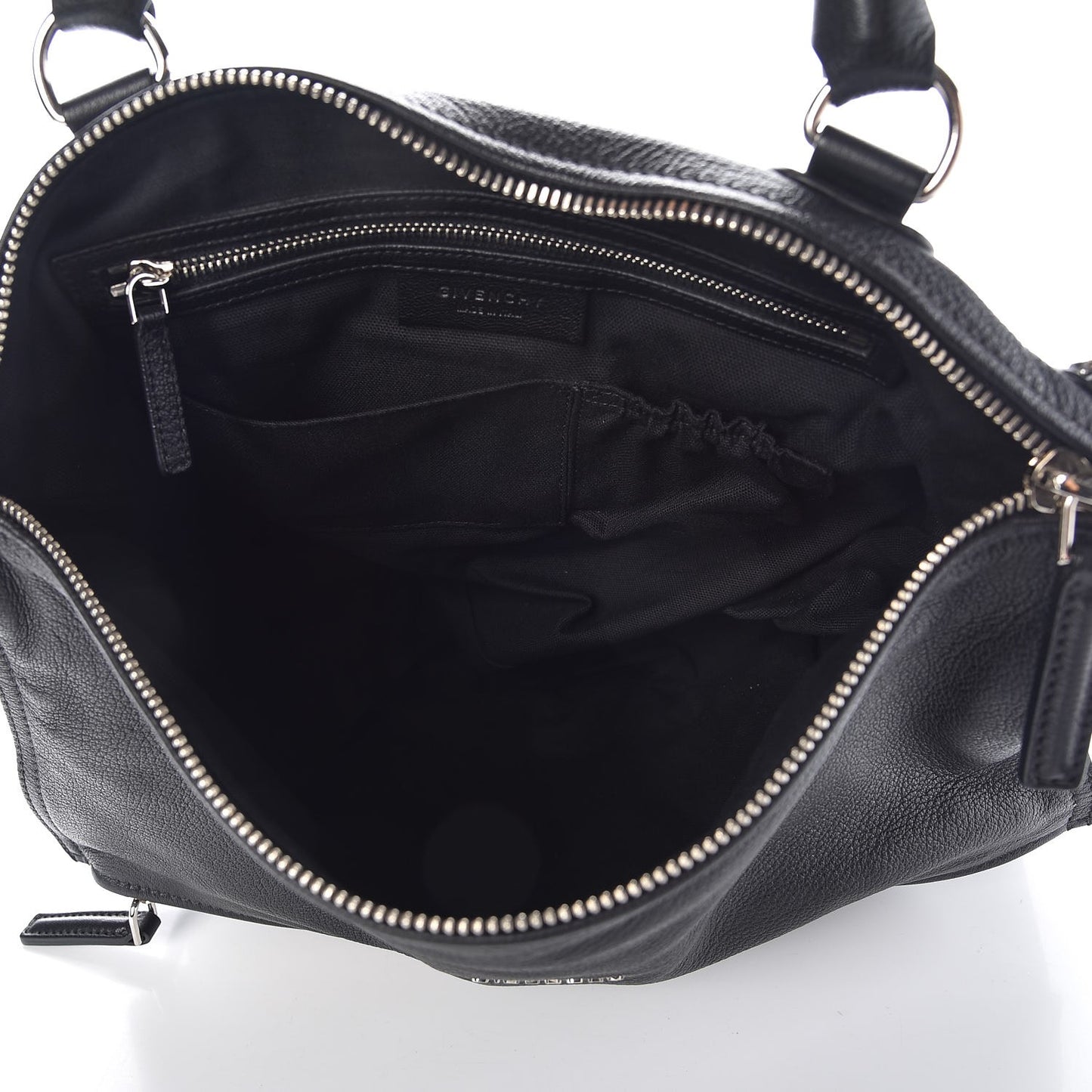 Sugar Goatskin Large Pandora Black